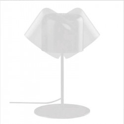 Lampe de table en métal Pot allumée de OleByFM sur fond blanc| Aiure