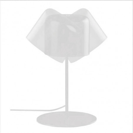 Lampe de table en métal Pot allumée de OleByFM sur fond blanc| Aiure
